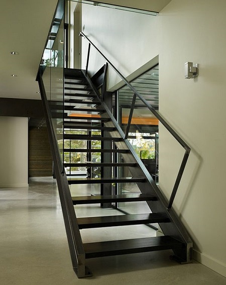 15 Modern Steel Staircase Designs For Indian Houses 2024