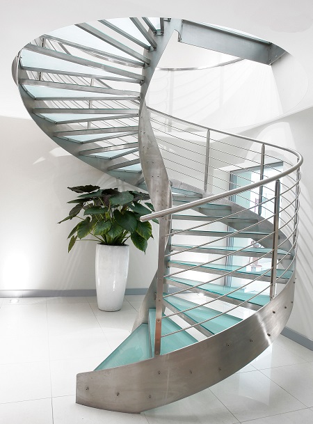 15 Modern Steel Staircase Designs For Indian Houses 2024