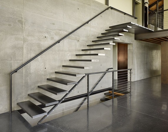 15 Modern Steel Staircase Designs For Indian Houses 2024