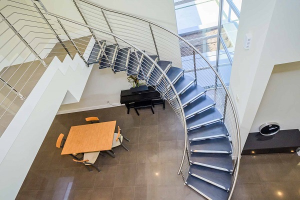 15 Modern Steel Staircase Designs For Indian Houses 2024