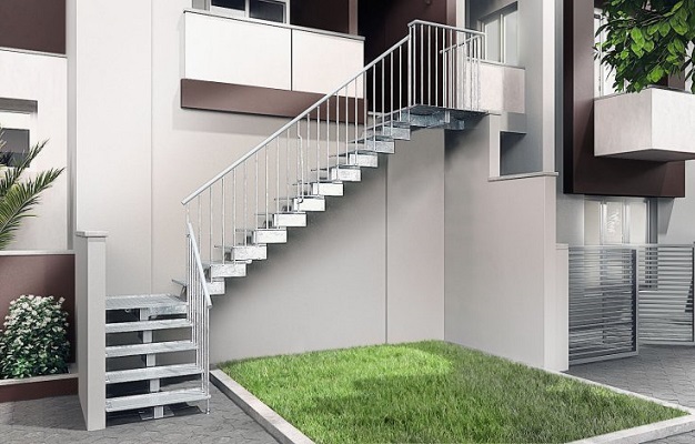 20 Simple Outdoor Stairs Design Ideas For House 2024