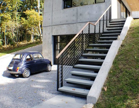 20 Simple Outdoor Stairs Design Ideas For House 2024