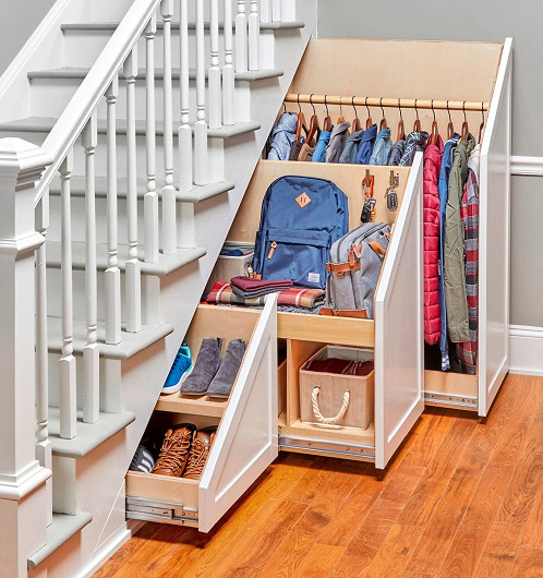 20 Simple and Best Under Stairs Storage Ideas 2024