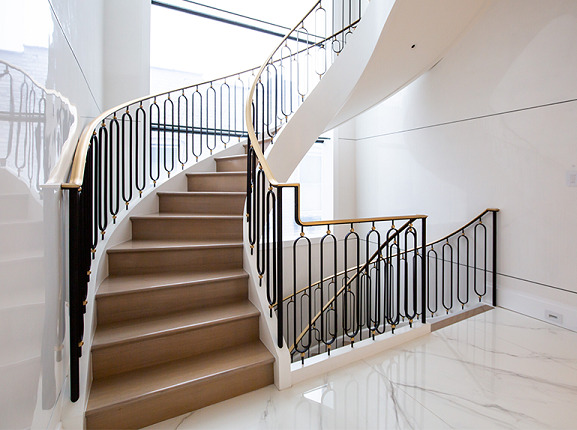 15 Simple &amp; Modern Iron Railing Designs For Stairs 2024