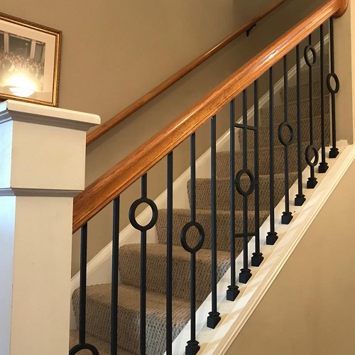 15 Simple &amp; Modern Iron Railing Designs For Stairs 2024