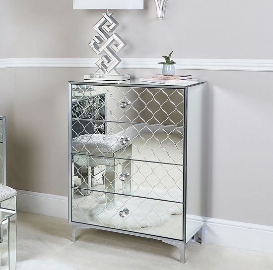 10 Modern Mirrored Chest of Drawers Design Ideas in 2023