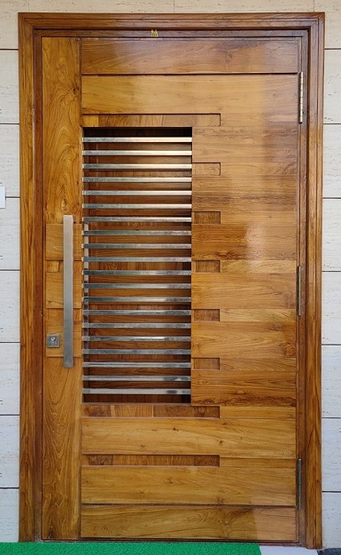 20 Modern Teak Wood Door Designs for Home In 2024