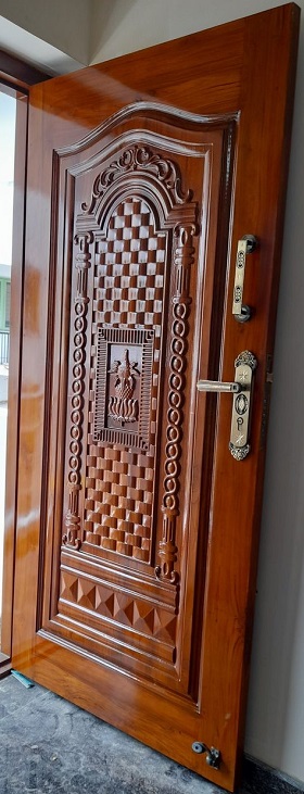 20 Modern Teak Wood Door Designs for Home In 2024