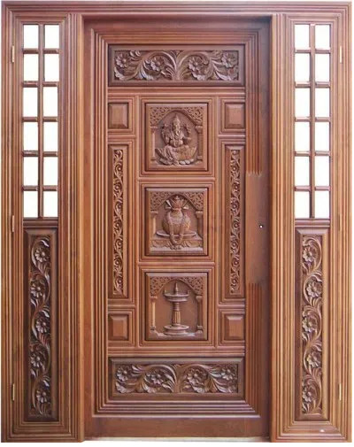 20 Modern Teak Wood Door Designs for Home In 2024
