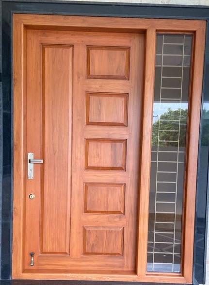 20 Modern Teak Wood Door Designs for Home In 2024