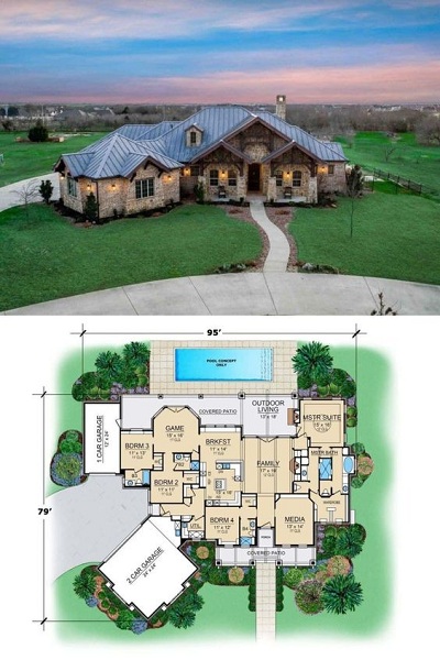 15 Best Ranch Style House Floor Plans &amp; Designs 2024 | I Fashion Styles