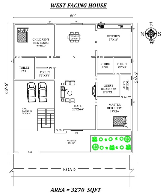 15 Best 3 BHK House Plans Based On Vastu Shastra 2024 | I Fashion Styles