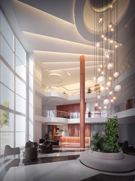 15 Eye-Catching Lobby Ceiling Design Ideas For Business Spaces