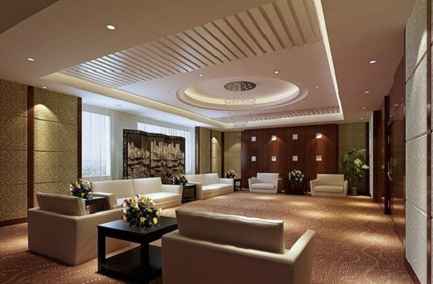 15 Eye-Catching Lobby Ceiling Design Ideas For Business Spaces