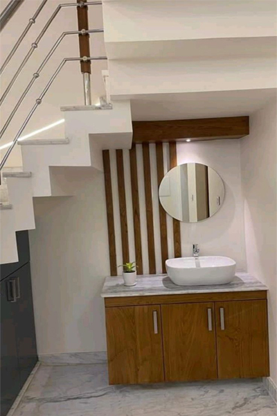 20 Simple &amp; Modern Wash Basin Designs in Hall 2024