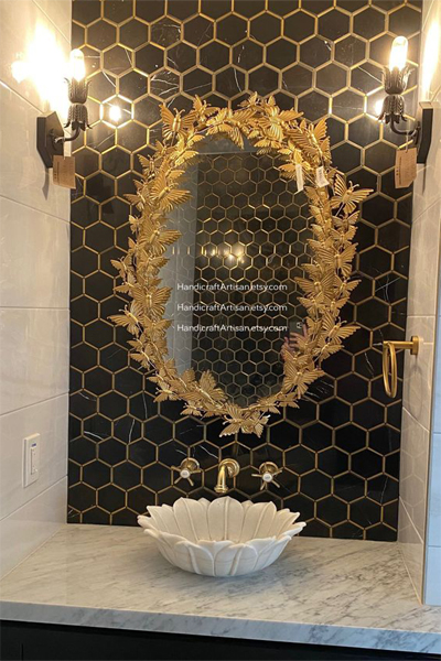 20 Simple &amp; Modern Wash Basin Designs in Hall 2024