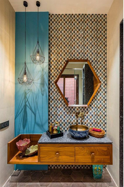 20 Simple &amp; Modern Wash Basin Designs in Hall 2024