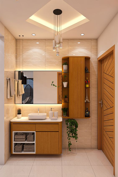 20 Simple &amp; Modern Wash Basin Designs in Hall 2024