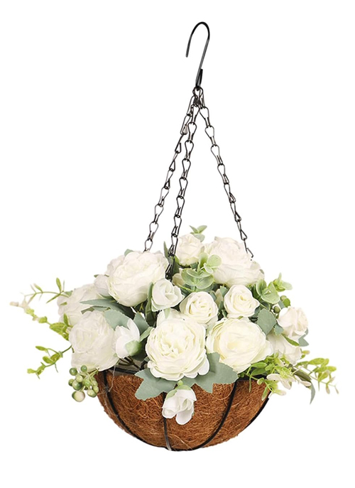 15 Beautiful Large Size Artificial Hanging Baskets for Outdoor