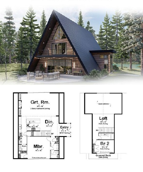 Top 10 A-Frame House Plan Drawings for Builders 2024