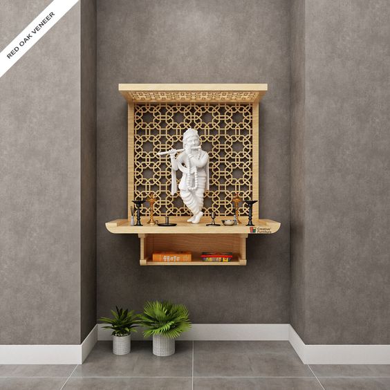 25 Modern Wall Mandir Designs Ideal For Indian Homes 2025