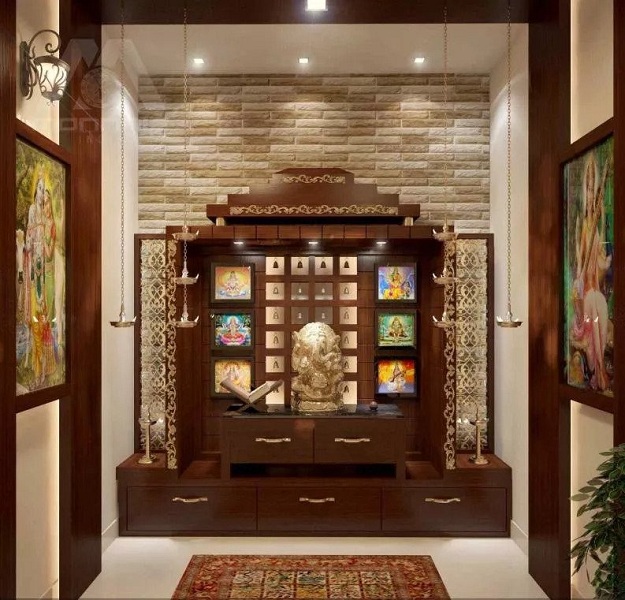 25 Modern Wall Mandir Designs Ideal For Indian Homes 2025