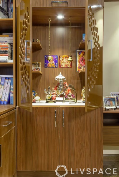 10 Modern Plywood Mandir Design Ideas For Home 2025