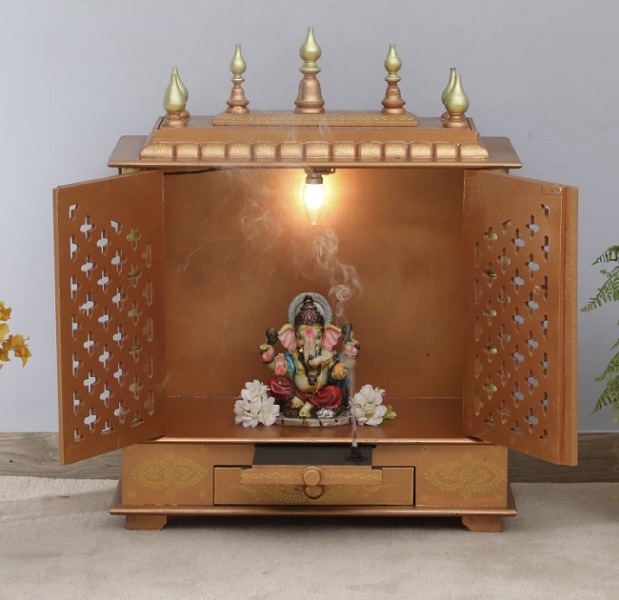 10 Modern Plywood Mandir Design Ideas For Home 2025