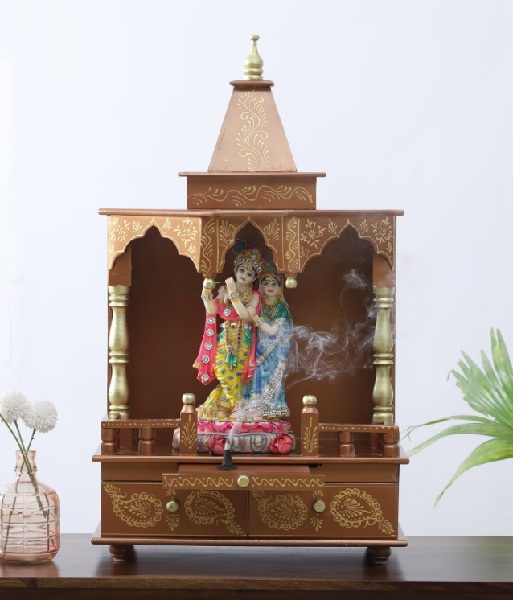 10 Modern Plywood Mandir Design Ideas For Home 2025