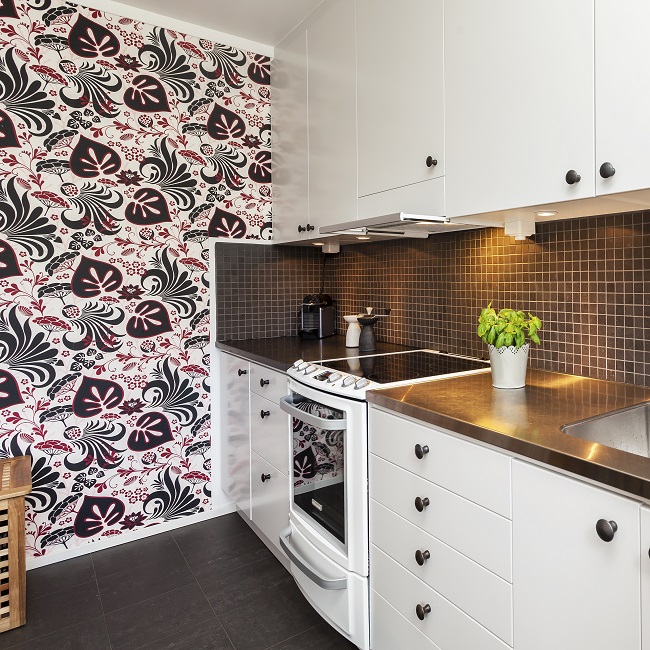 10 Simple Kitchen Wallpaper Designs In Trend 2025 | I Fashion Styles