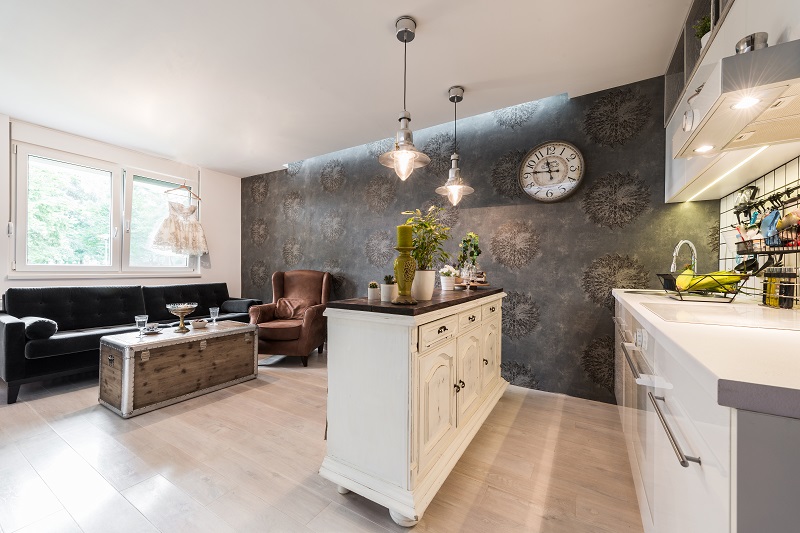 10 Simple Kitchen Wallpaper Designs In Trend 2025 | I Fashion Styles