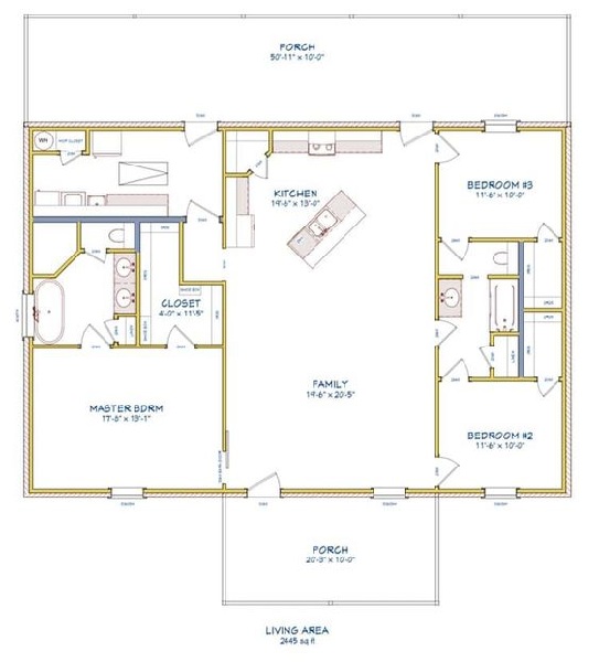 10 Best Barndominium House Floor Plan Drawings 2025