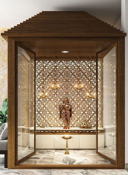 15 Modern Mandir Jali Designs For Home In 2025