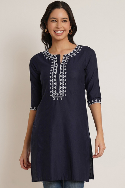 10 Best And Latest Collection Of Embroidered Kurtis In India | I Fashion Styles