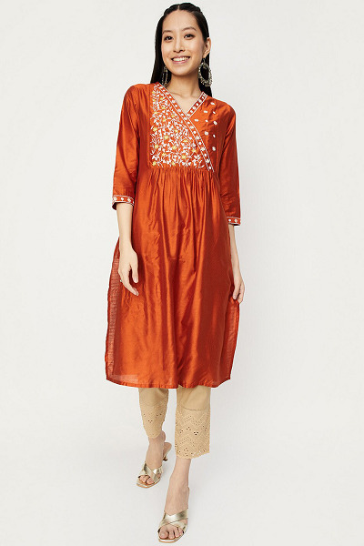 10 Best And Latest Collection Of Embroidered Kurtis In India | I Fashion Styles