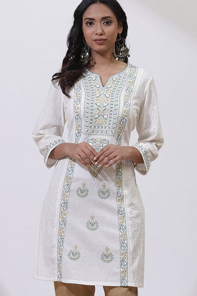 10 Best And Latest Collection Of Embroidered Kurtis In India | I Fashion Styles