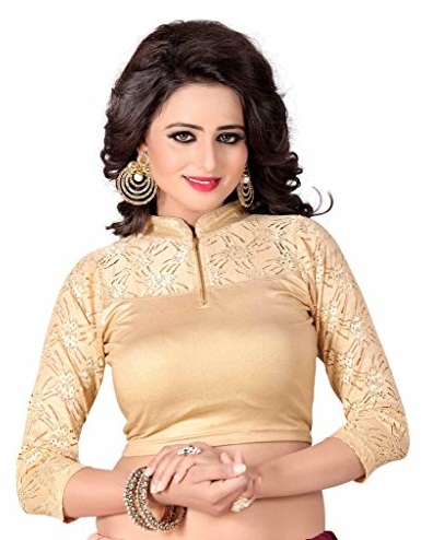 15 Top Designed Stretchable Blouses with Different Neck Patterns