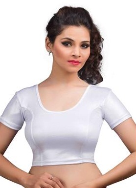 15 Top Designed Stretchable Blouses with Different Neck Patterns