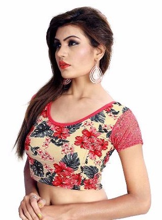 15 Top Designed Stretchable Blouses with Different Neck Patterns