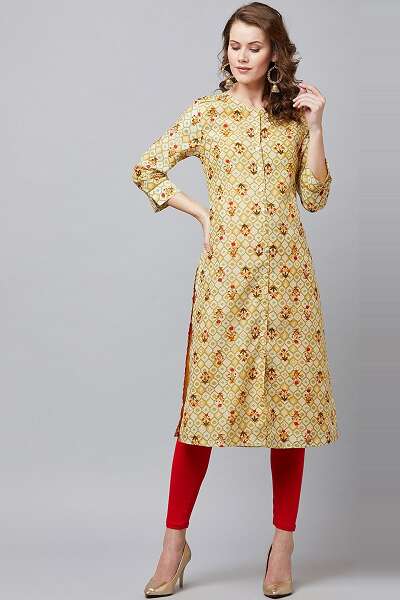 Yellow Kurti Designs - 9 Trending Collection for Bright Look