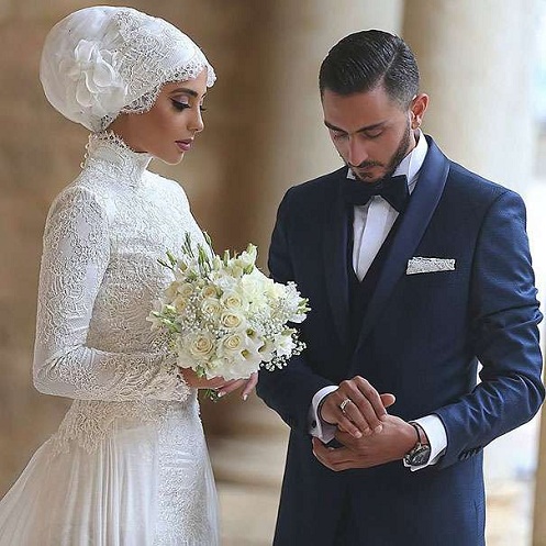 10 Fashionable Wedding Hijab Styles For Muslim Brides