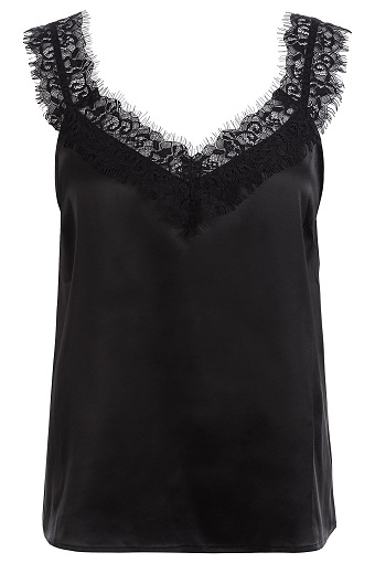 9 Best Models of Black Camisoles For Ladies In Different Fabrics