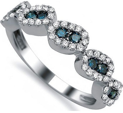 9 Alluring Designs of Blue Diamond Rings for Special Occasions