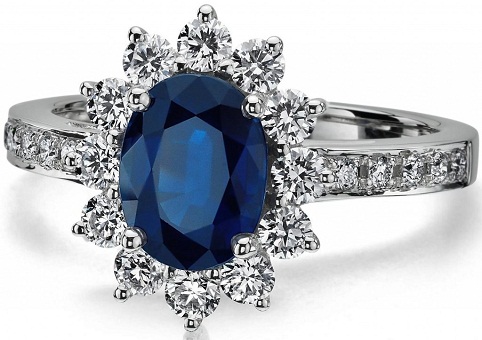 9 Alluring Designs of Blue Diamond Rings for Special Occasions