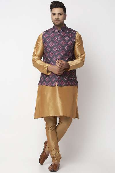 Top 9 Traditional Kurta Pajama with Waistcoat for Mens | Style At Life
