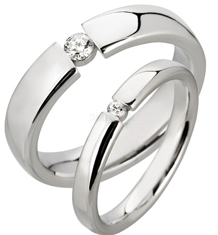 15 New Designs for Platinum Rings for Couples - Trending Models