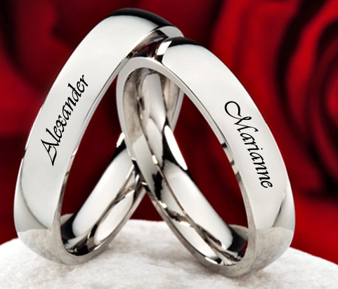 15 New Designs for Platinum Rings for Couples - Trending Models