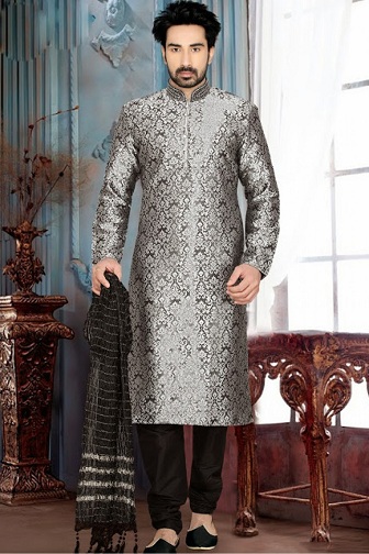 9 Awesome Grey Kurta Designs For Women And Men