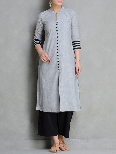 9 Awesome Grey Kurta Designs For Women And Men