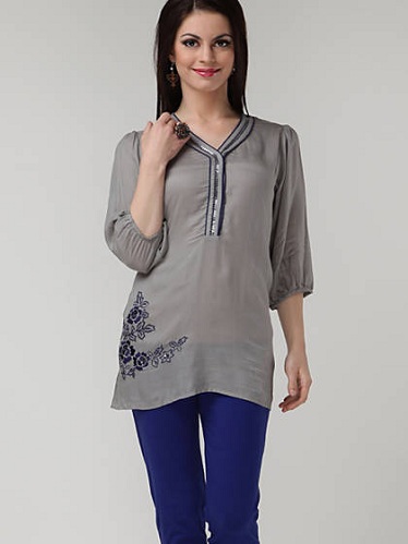 9 Awesome Grey Kurta Designs For Women And Men